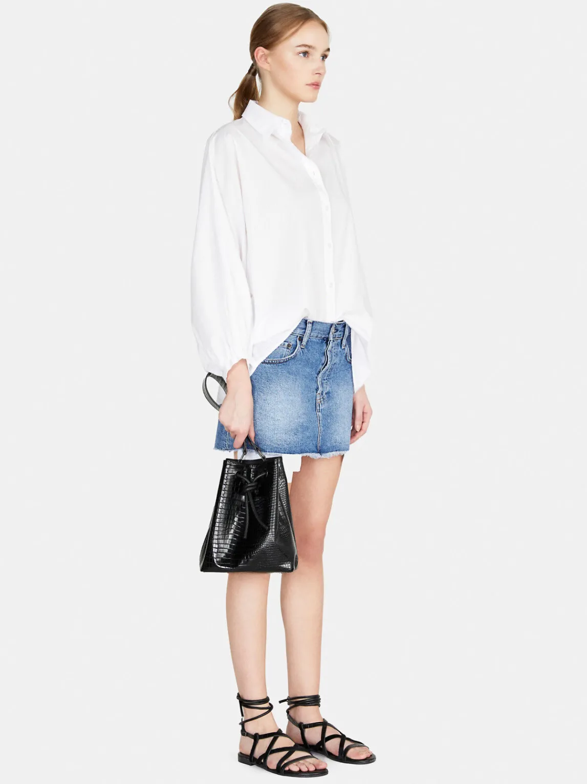 Women Sisley Shirts & Blouses<Shirt With Batwing Sleeves
