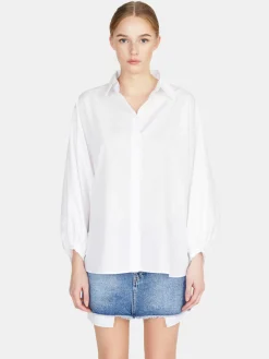 Women Sisley Shirts & Blouses<Shirt With Batwing Sleeves