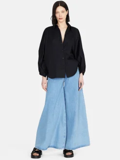 Women Sisley Shirts & Blouses<Shirt With Batwing Sleeves