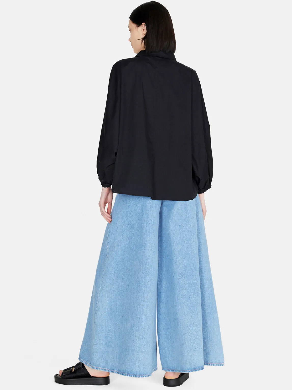 Women Sisley Shirts & Blouses<Shirt With Batwing Sleeves