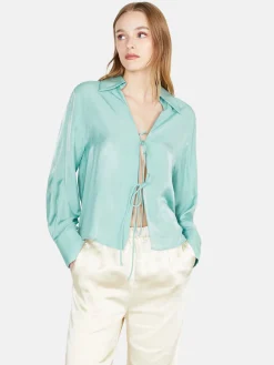 Women Sisley Shirts & Blouses<Shirt With Laces