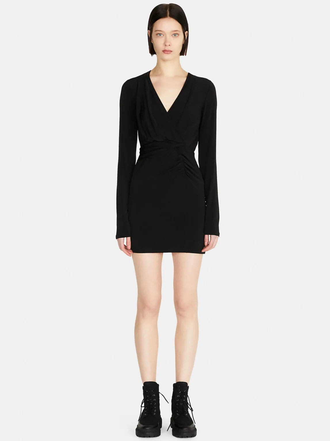 Women Sisley Dresses<Short Dress With Draping