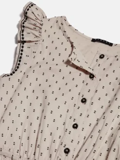 Girls Sisley Dresses & Jumpsuits<Short Jumpsuit With Embroidery And Ruffles