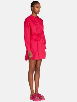 Women Sisley Dresses<Short Shirt Dress With Sash