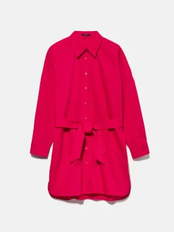 Women Sisley Dresses<Short Shirt Dress With Sash