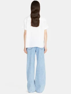 Women Sisley Shirts & Blouses<Short Sleeve 100% Linen Shirt
