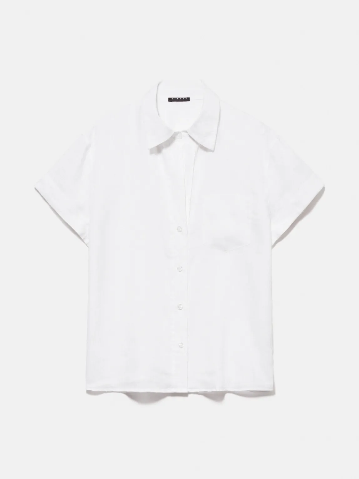 Women Sisley Shirts & Blouses<Short Sleeve 100% Linen Shirt