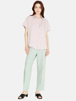 Women Sisley Shirts & Blouses<Short Sleeve 100% Linen Shirt