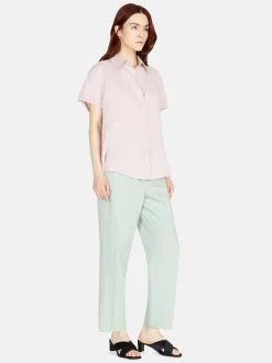 Women Sisley Shirts & Blouses<Short Sleeve 100% Linen Shirt
