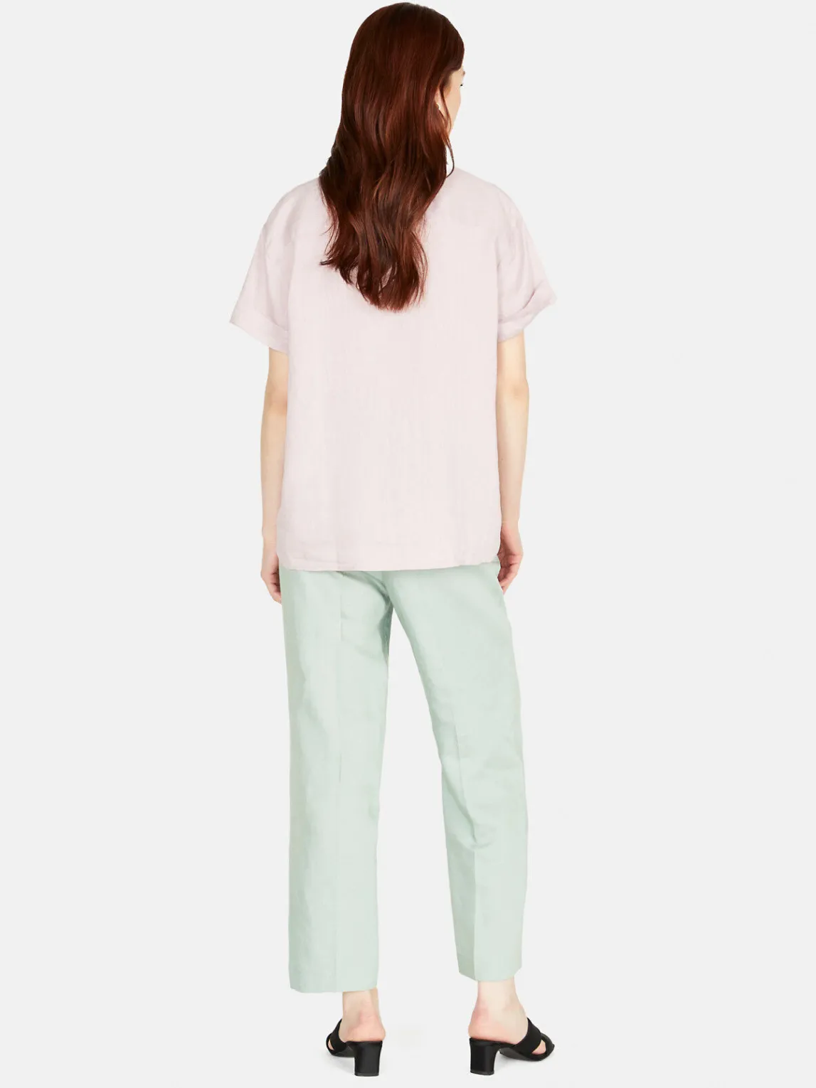 Women Sisley Shirts & Blouses<Short Sleeve 100% Linen Shirt