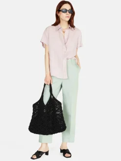 Women Sisley Shirts & Blouses<Short Sleeve 100% Linen Shirt