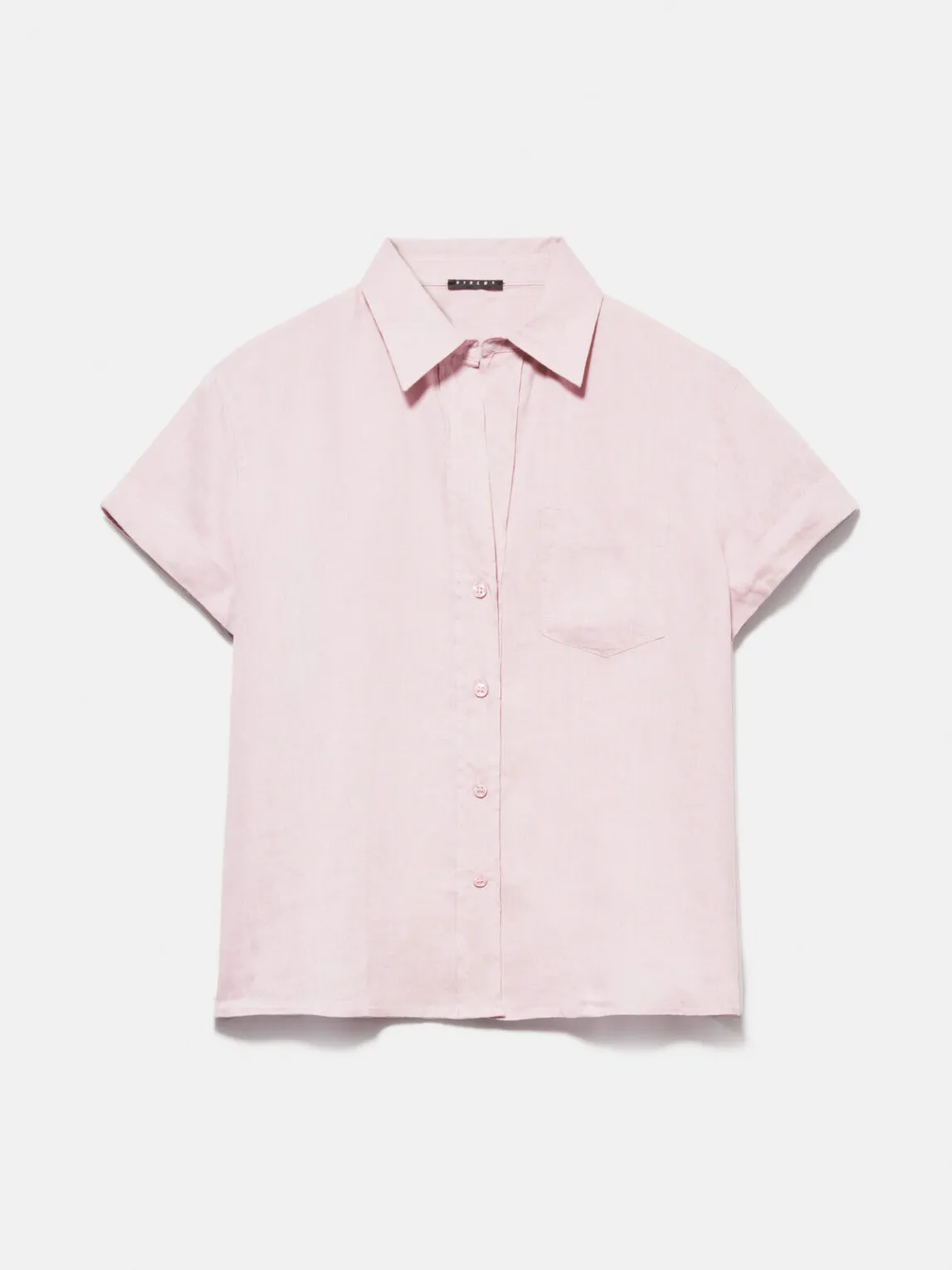 Women Sisley Shirts & Blouses<Short Sleeve 100% Linen Shirt