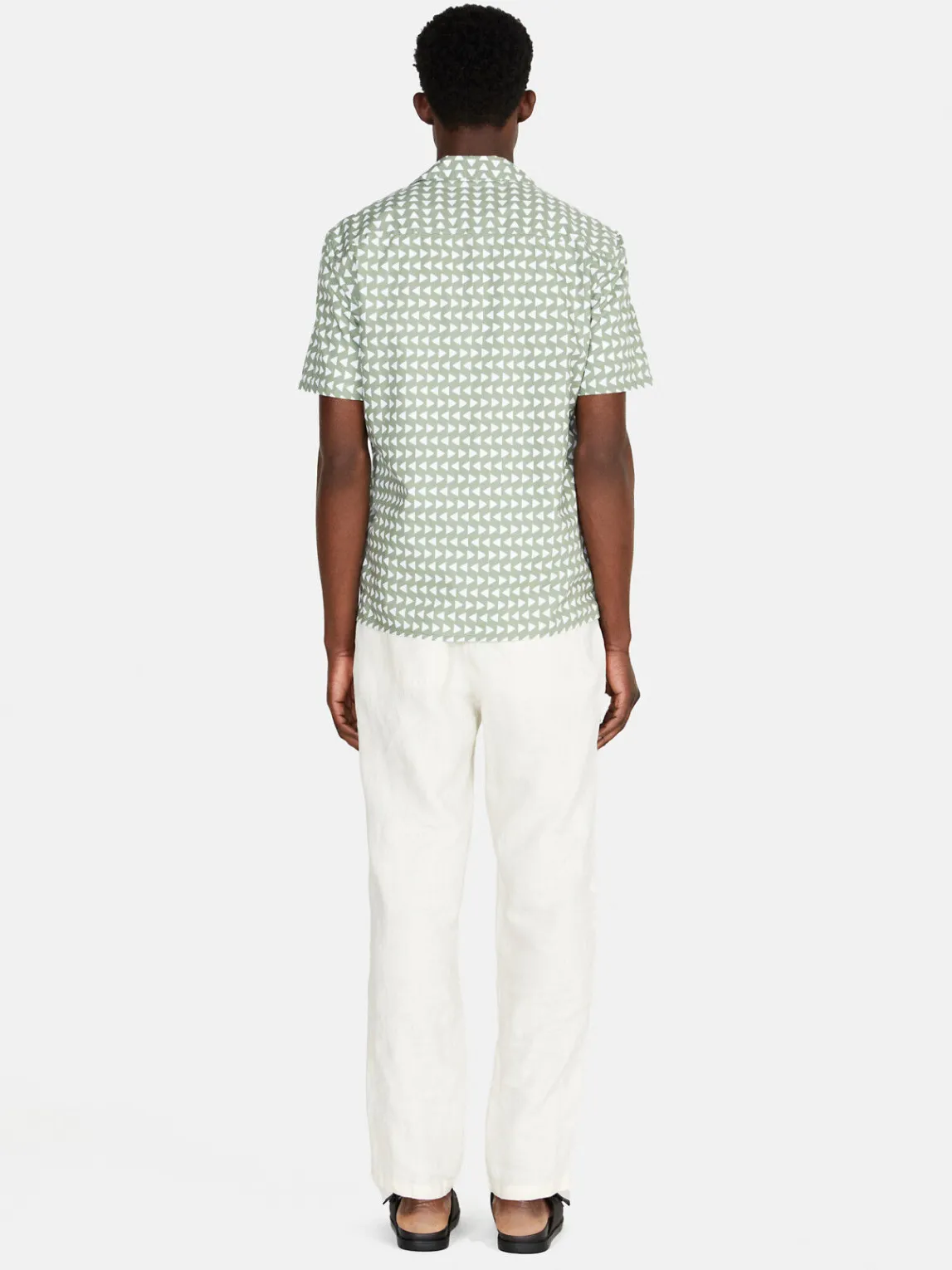 Men Sisley Shirts<Short Sleeve Printed Shirt