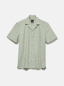 Men Sisley Shirts<Short Sleeve Printed Shirt