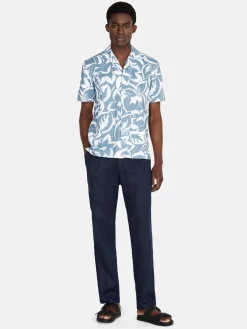 Men Sisley Shirts<Short Sleeve Printed Shirt