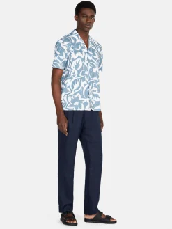 Men Sisley Shirts<Short Sleeve Printed Shirt
