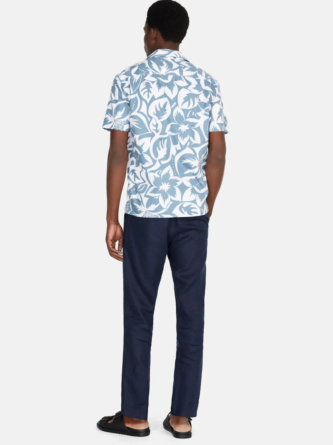 Men Sisley Shirts<Short Sleeve Printed Shirt
