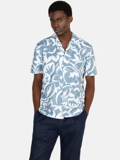 Men Sisley Shirts<Short Sleeve Printed Shirt
