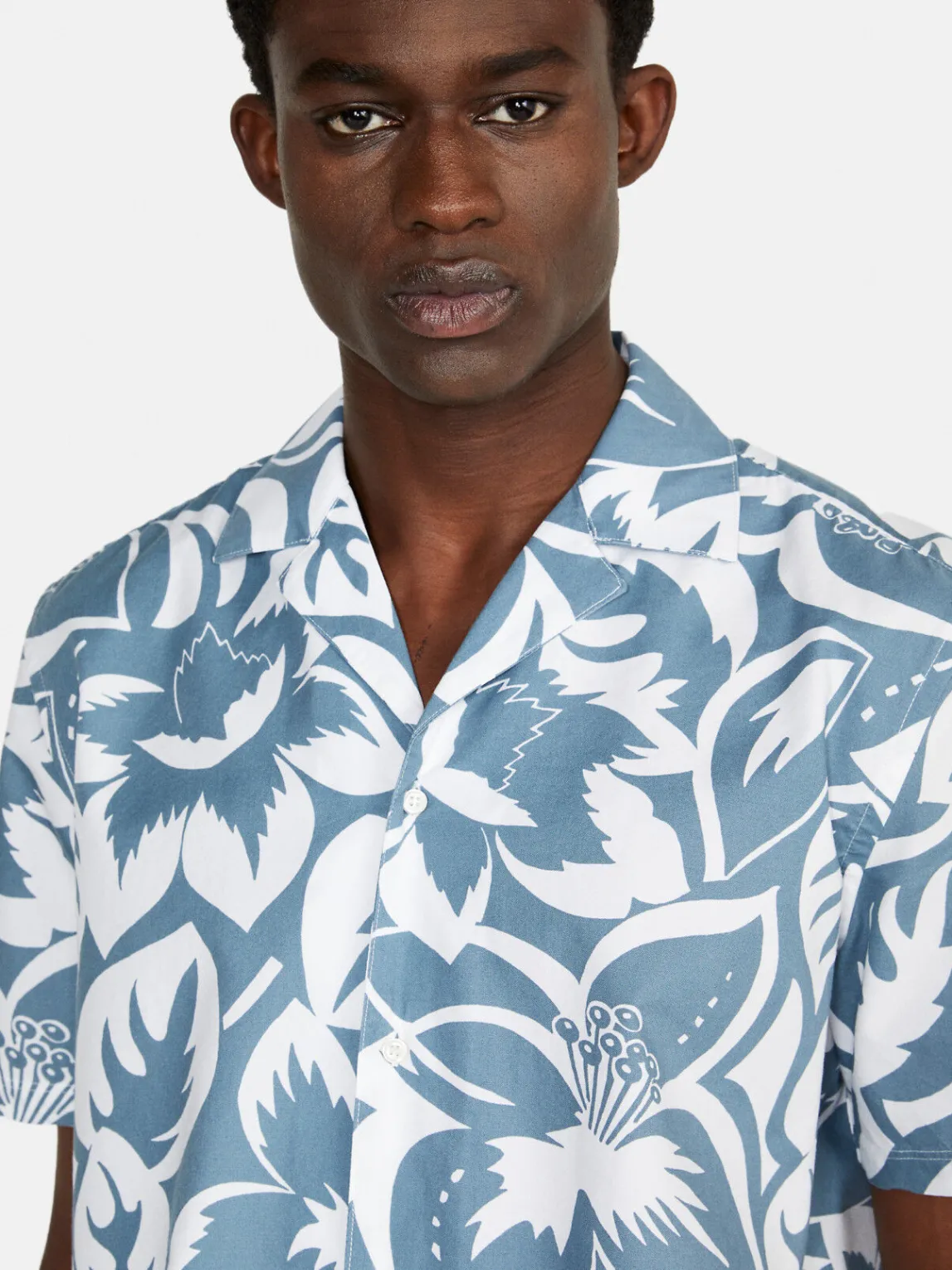 Men Sisley Shirts<Short Sleeve Printed Shirt