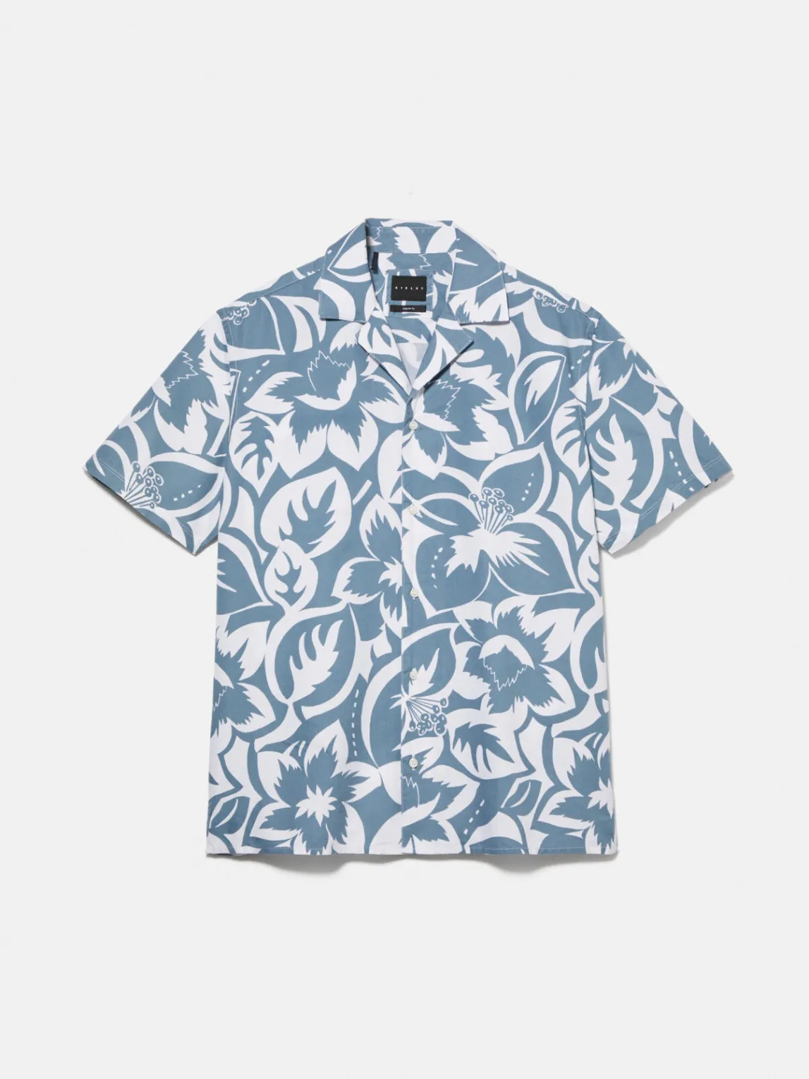 Men Sisley Shirts<Short Sleeve Printed Shirt