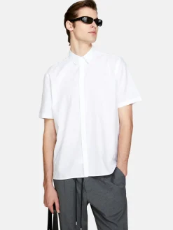 Men Sisley Shirts<Short Sleeve Shirt