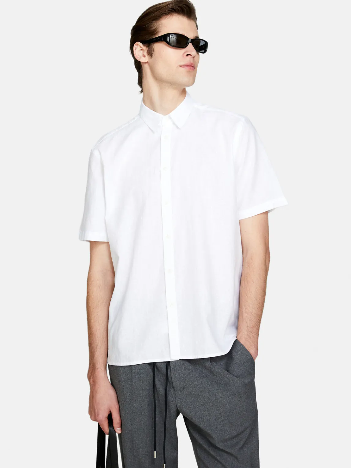 Men Sisley Shirts<Short Sleeve Shirt
