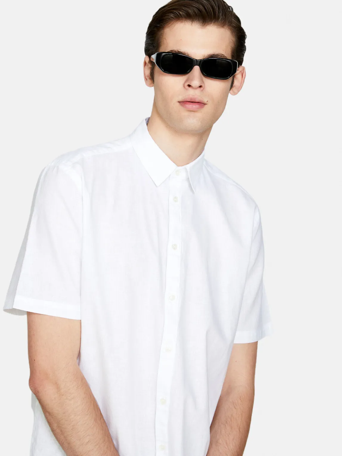 Men Sisley Shirts<Short Sleeve Shirt