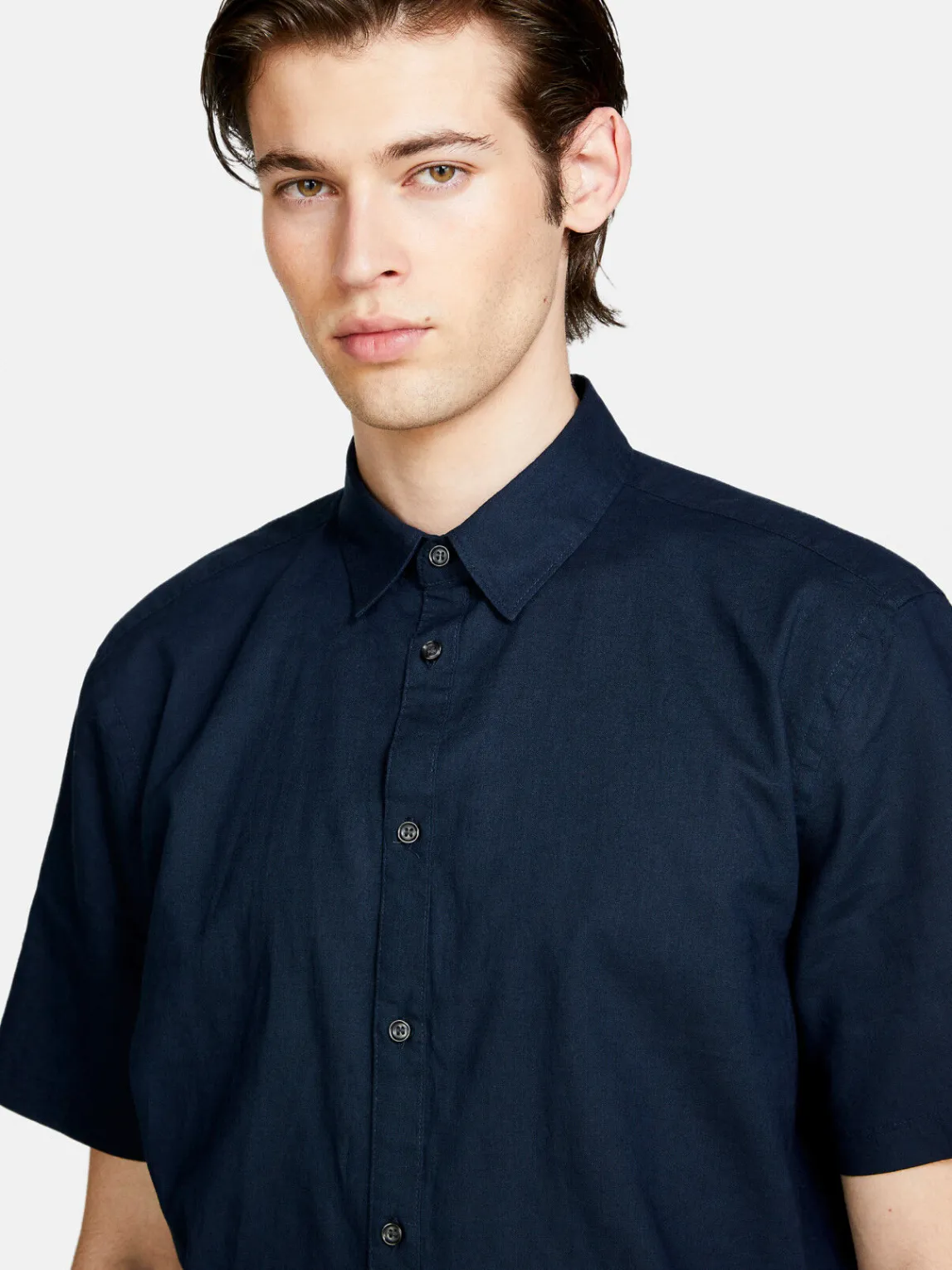 Men Sisley Shirts<Short Sleeve Shirt