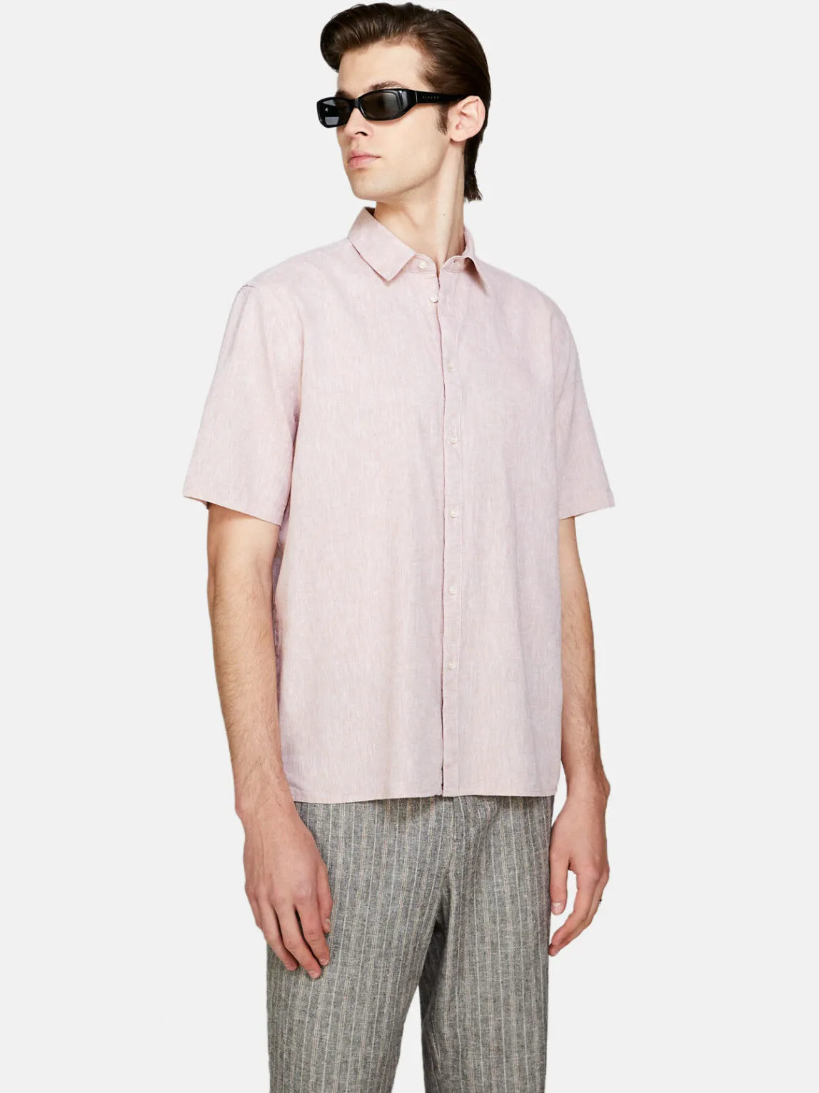 Men Sisley Shirts<Short Sleeve Shirt