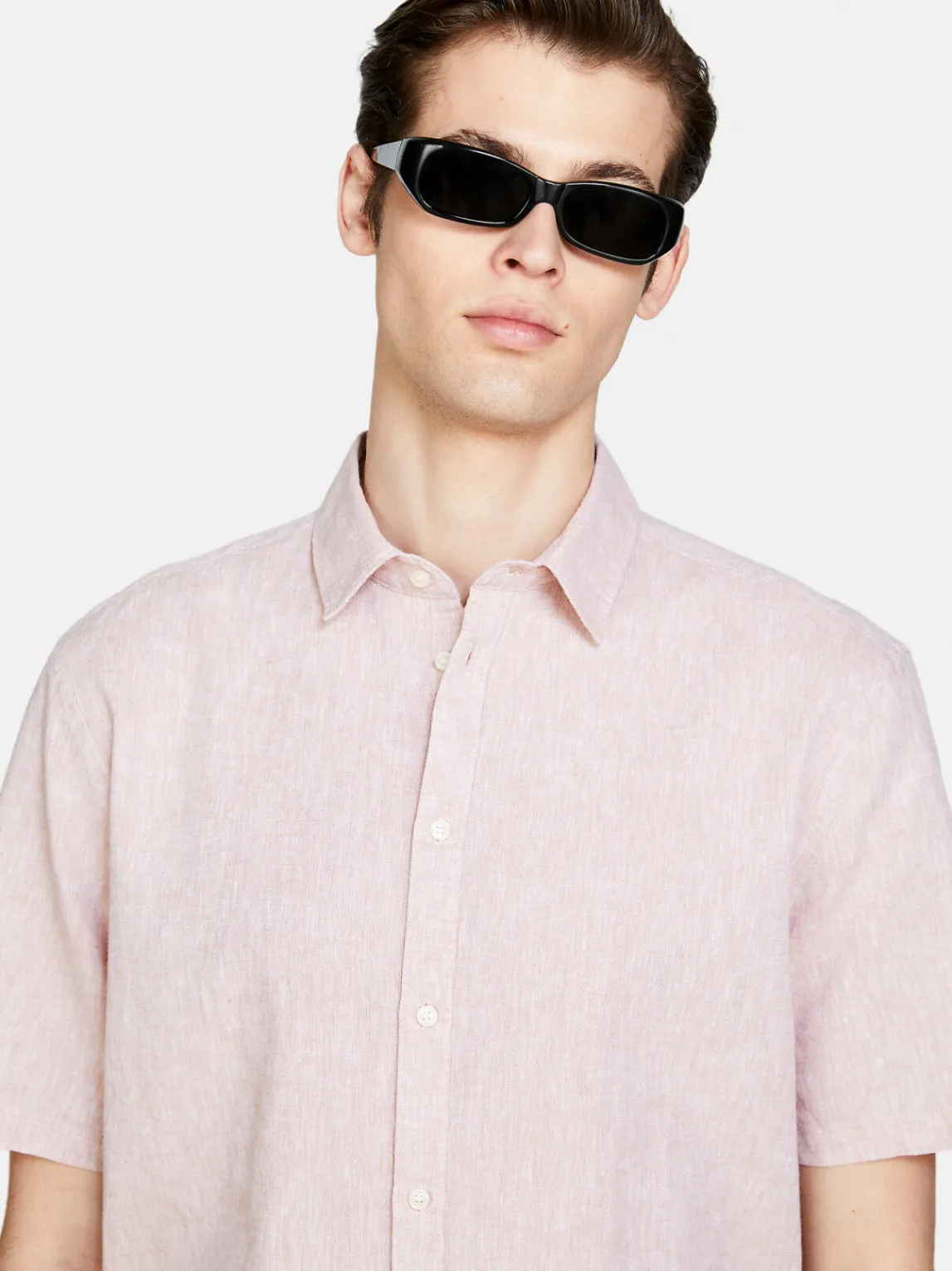 Men Sisley Shirts<Short Sleeve Shirt
