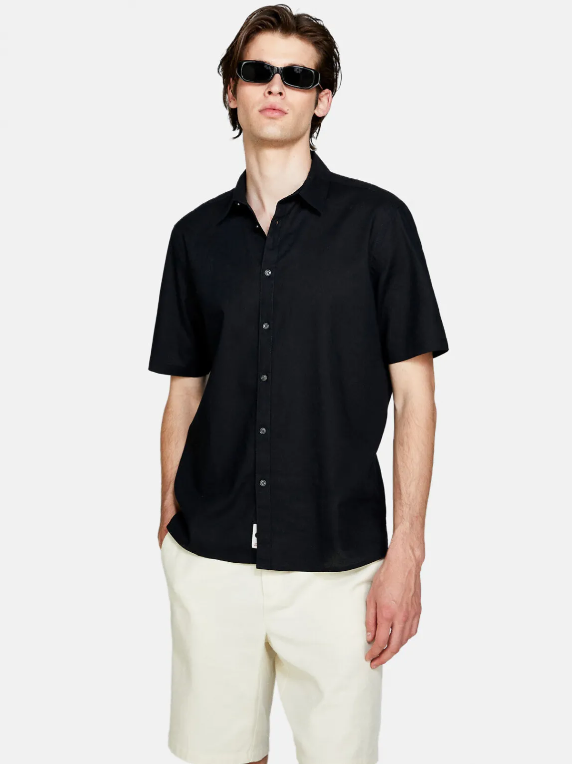 Men Sisley Shirts<Short Sleeve Shirt