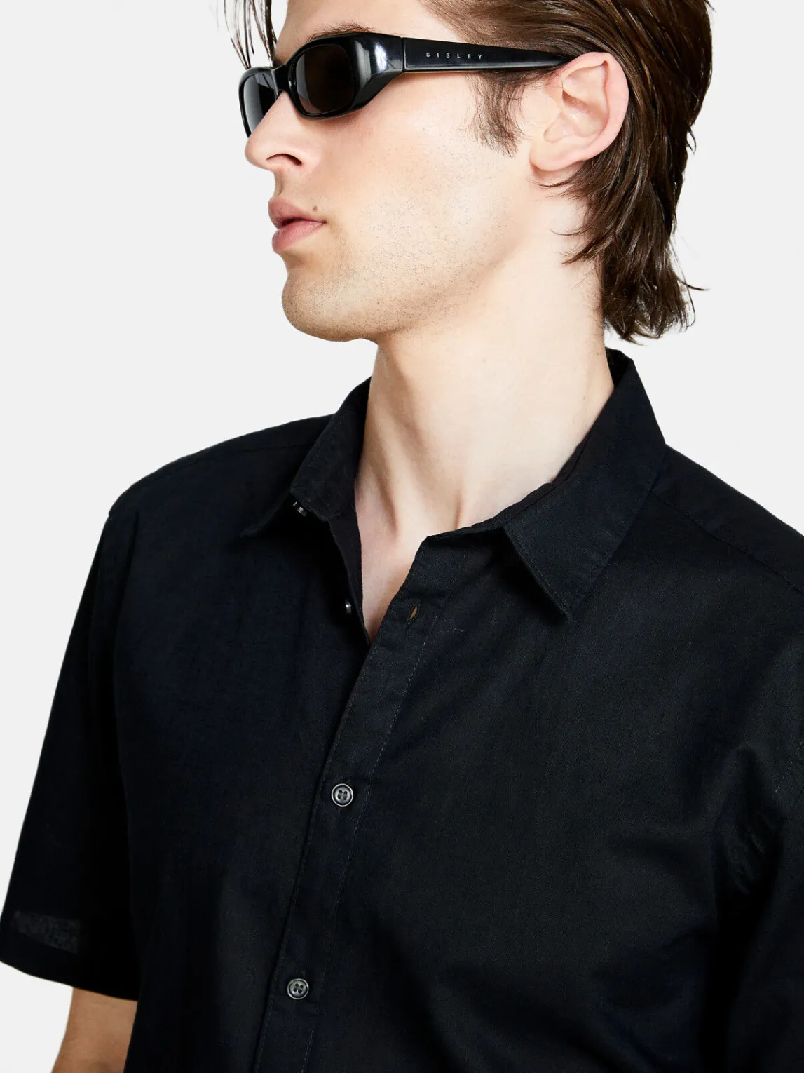 Men Sisley Shirts<Short Sleeve Shirt