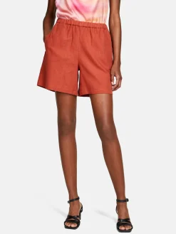 Women Sisley Trousers<Shorts In Linen Blend