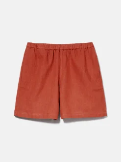 Women Sisley Trousers<Shorts In Linen Blend