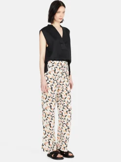 Women Sisley Shirts & Blouses<Sleeveless Blouse In 100% Linen