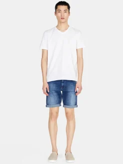 Men Sisley Trousers<Slim Fit Denim Bermudas