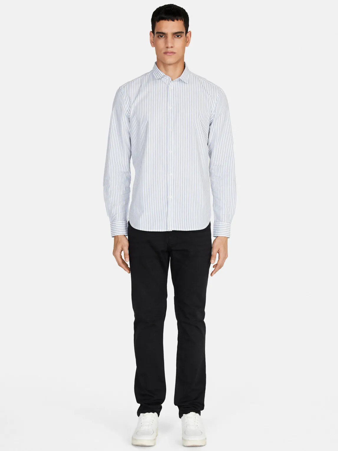 Men Sisley Shirts<Slim Fit Striped Shirt