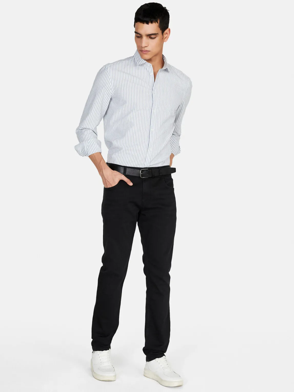 Men Sisley Shirts<Slim Fit Striped Shirt