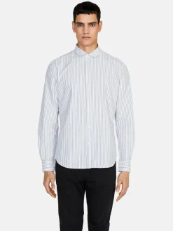 Men Sisley Shirts<Slim Fit Striped Shirt