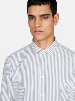 Men Sisley Shirts<Slim Fit Striped Shirt