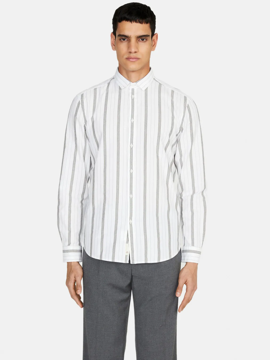Men Sisley Shirts<Slim Fit Striped Shirt