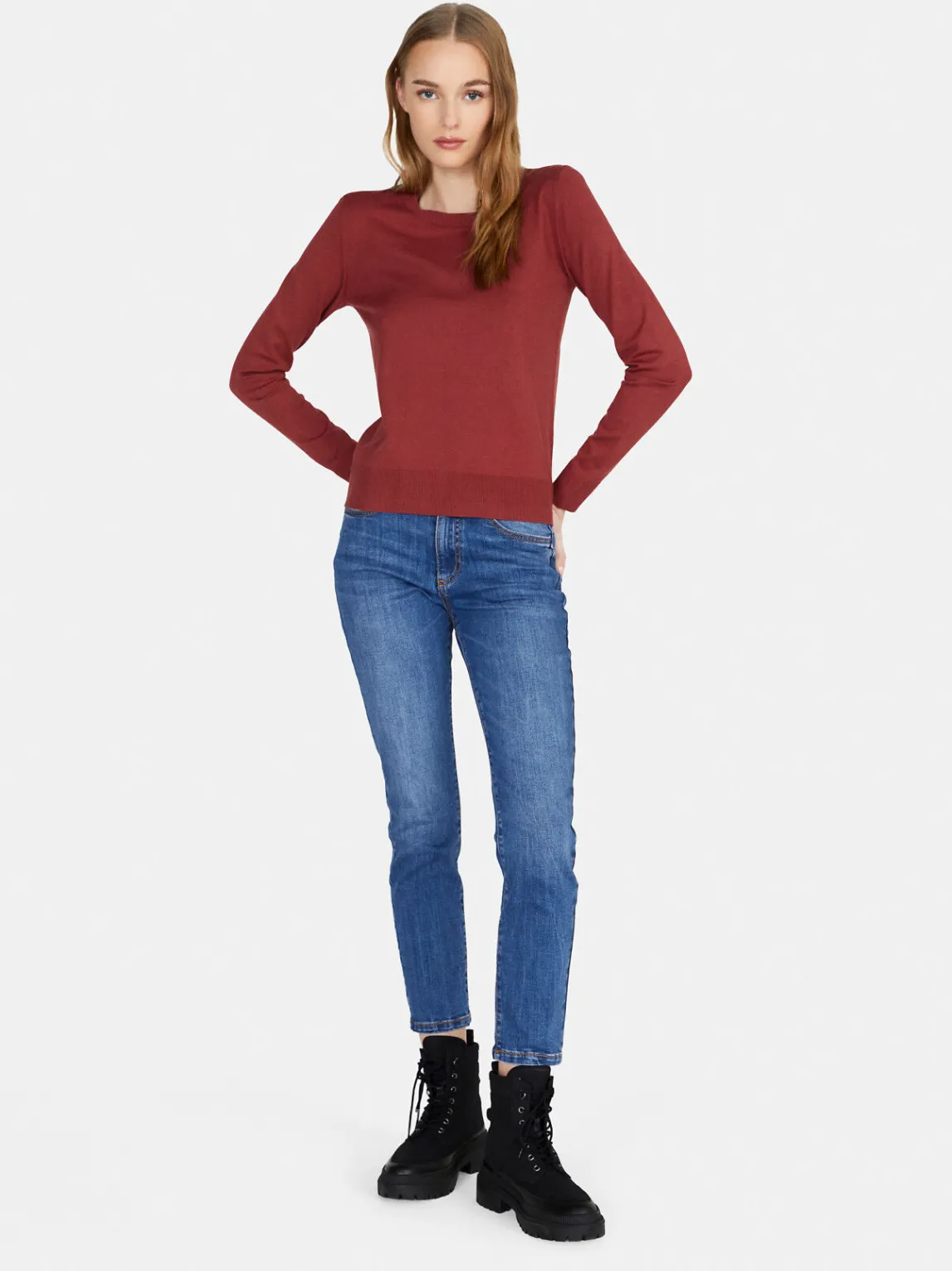 Women Sisley Jumpers & Knitwear<Slim Fit Sweater