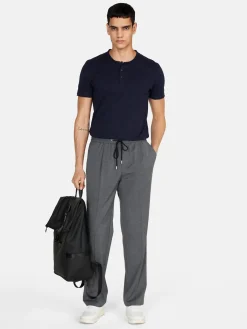 Men Sisley T-Shirts<Slub Henley T-Shirt