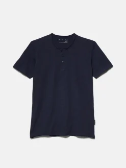 Men Sisley T-Shirts<Slub Henley T-Shirt