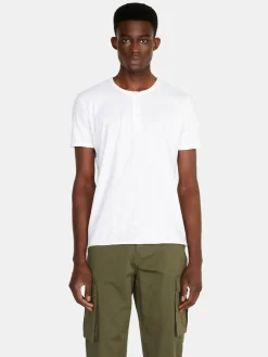 Men Sisley T-Shirts<Slub Henley T-Shirt