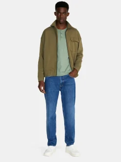 Men Sisley T-Shirts<Slub Henley T-Shirt