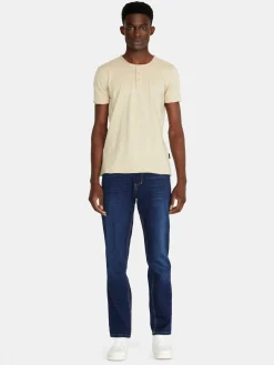 Men Sisley T-Shirts<Slub Henley T-Shirt