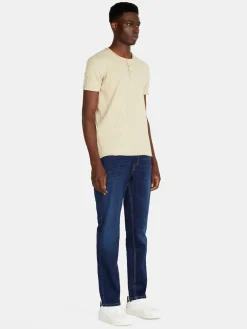 Men Sisley T-Shirts<Slub Henley T-Shirt