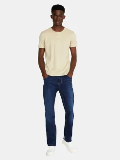 Men Sisley T-Shirts<Slub Henley T-Shirt