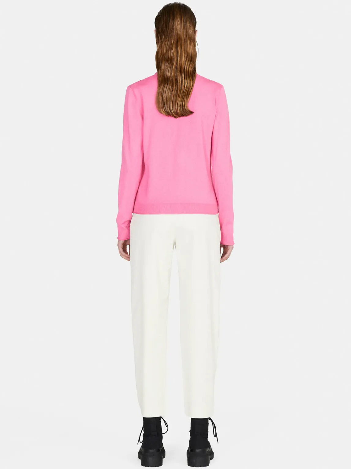 Women Sisley Jumpers & Knitwear<Solid Color Cardigan